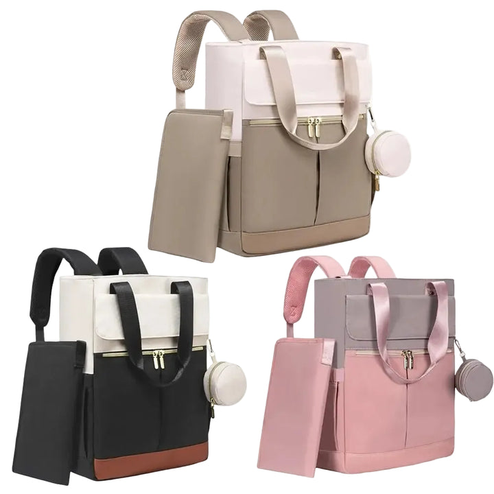 Sac à dos à langer 3 en 1 — Durable imperméable multifonction léger – Maison Lunö