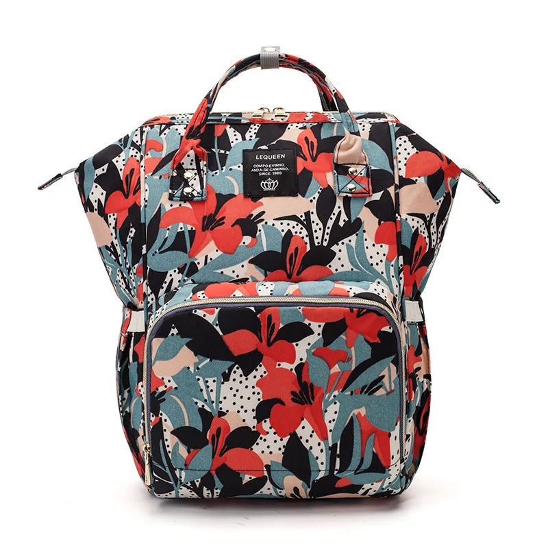 Sac à dos à langer léopard — Tendance maman moderne – Maison Lunö (photo 7)