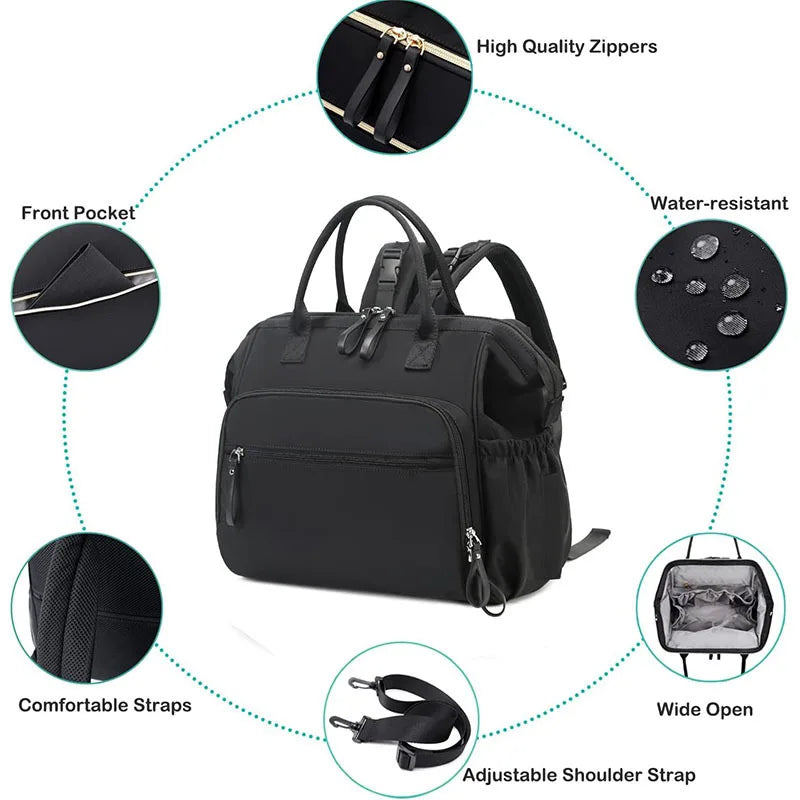 Sac à dos à langer matelassé losanges – vue 2