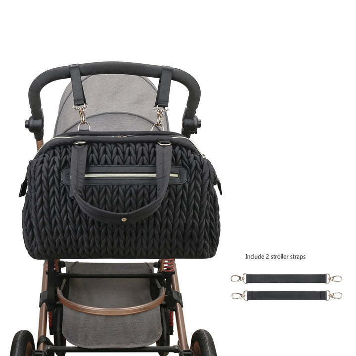 Sac à langer boston bag plissé – vue 11