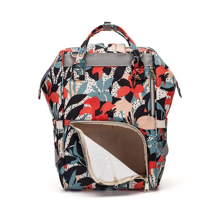 Sac à dos à langer léopard — Tendance maman moderne – Maison Lunö (photo 3)