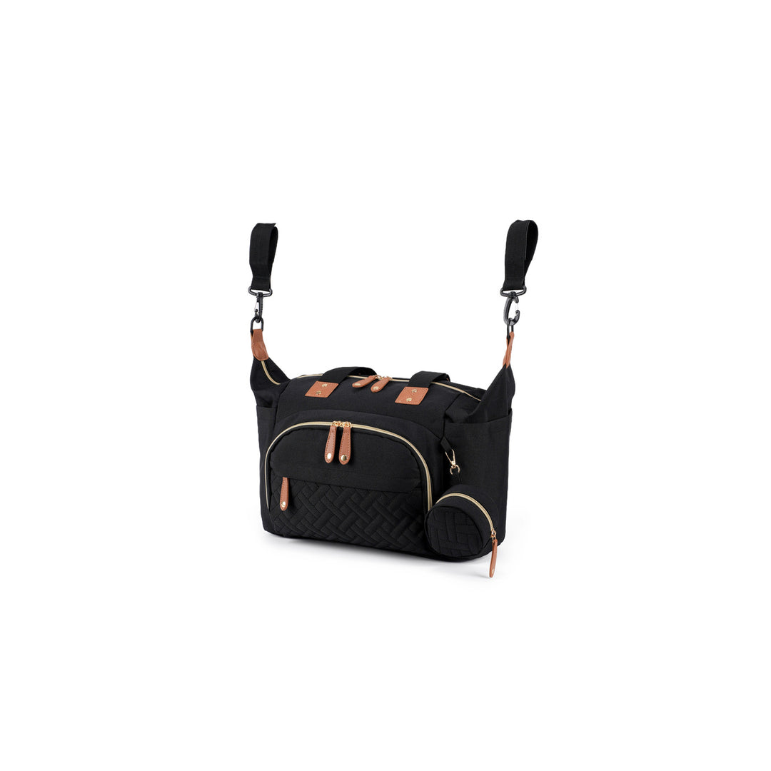 Sac à langer brodé 3 pièces Maison Lunö avec ses deux mousquetons d&