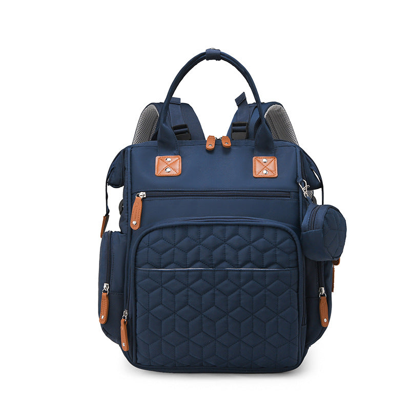 Sac à dos à langer matelassé nid d&