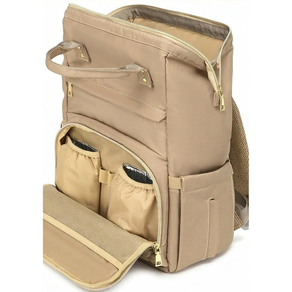 Sac à dos à langer XL Maison Lunö ouvert par l&