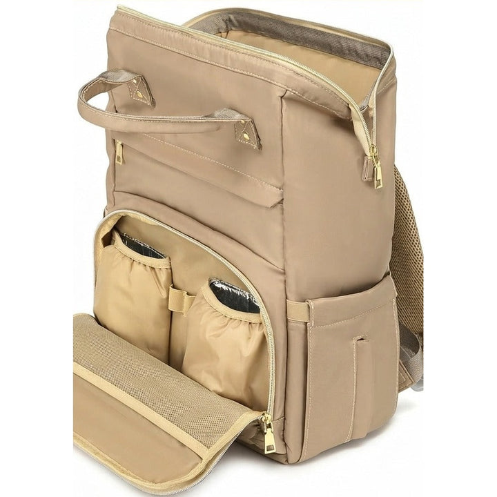 Sac à dos à langer XL Maison Lunö ouvert par l&